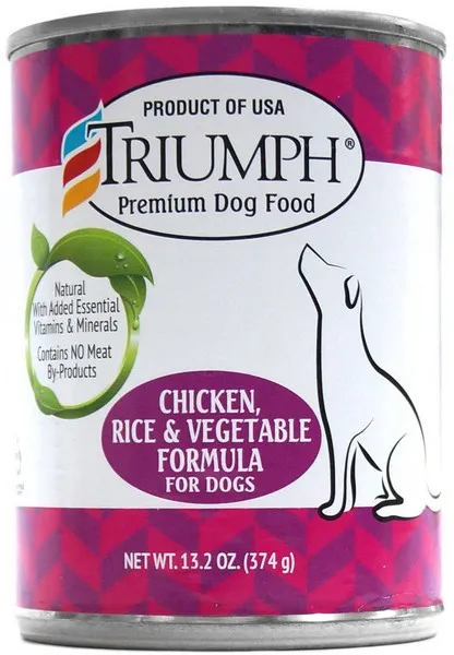 12/13.2 oz. Triumph Chicken-Rice-Veg Dog - Treat